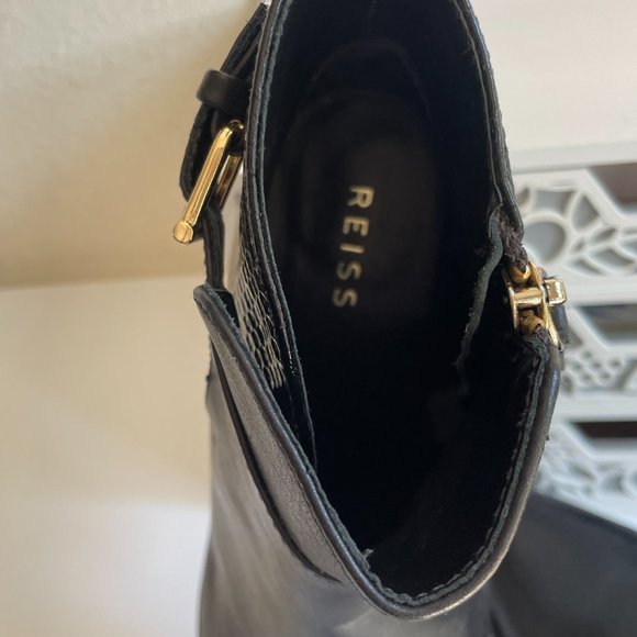 Reiss Black Ankle Boot - Picture 5 of 6